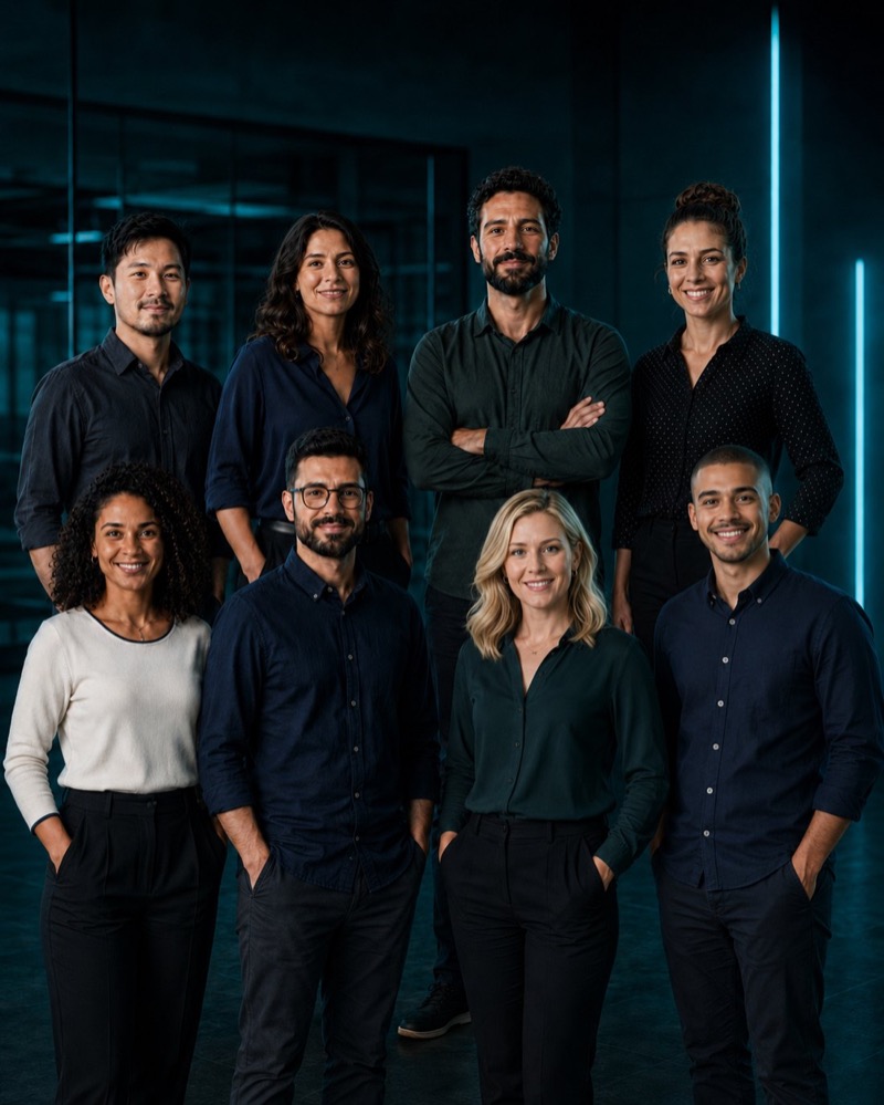 Squad de tecnologia da Digievo trabalhando em conjunto